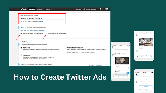How to create a Twitter Ads account
